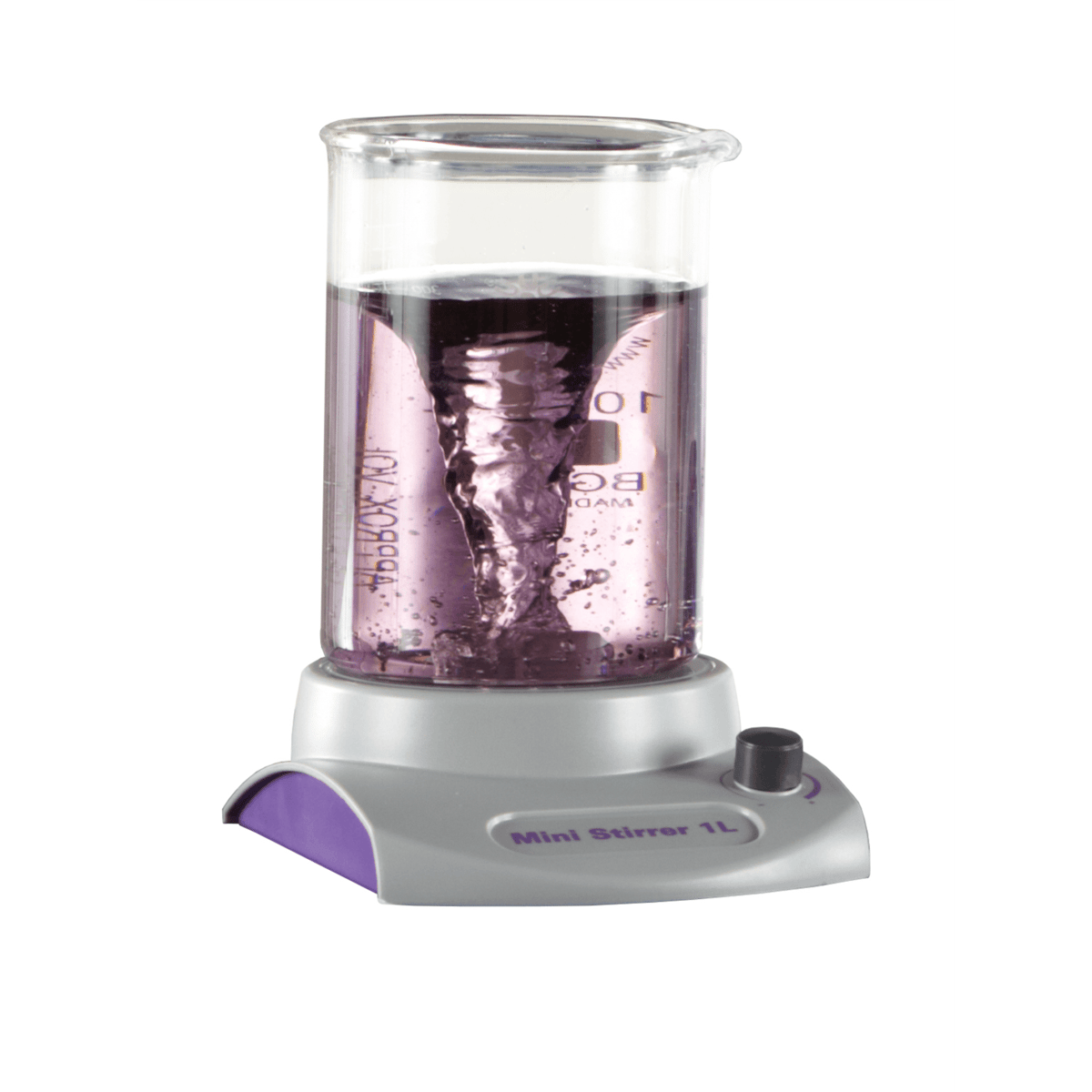 Mini Stirrer 100-240V, 50/60Hz Universal, Grey/Purple