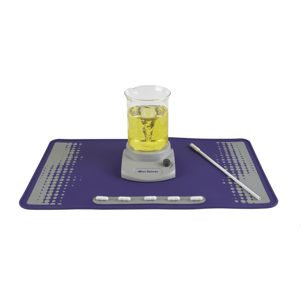 Mini Stirrer 100-240V, 50/60Hz Universal, Grey/Purple
