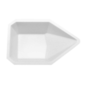 Pour-Boat Weighing Dish, Small, Anti-Static, White, Pack of 500