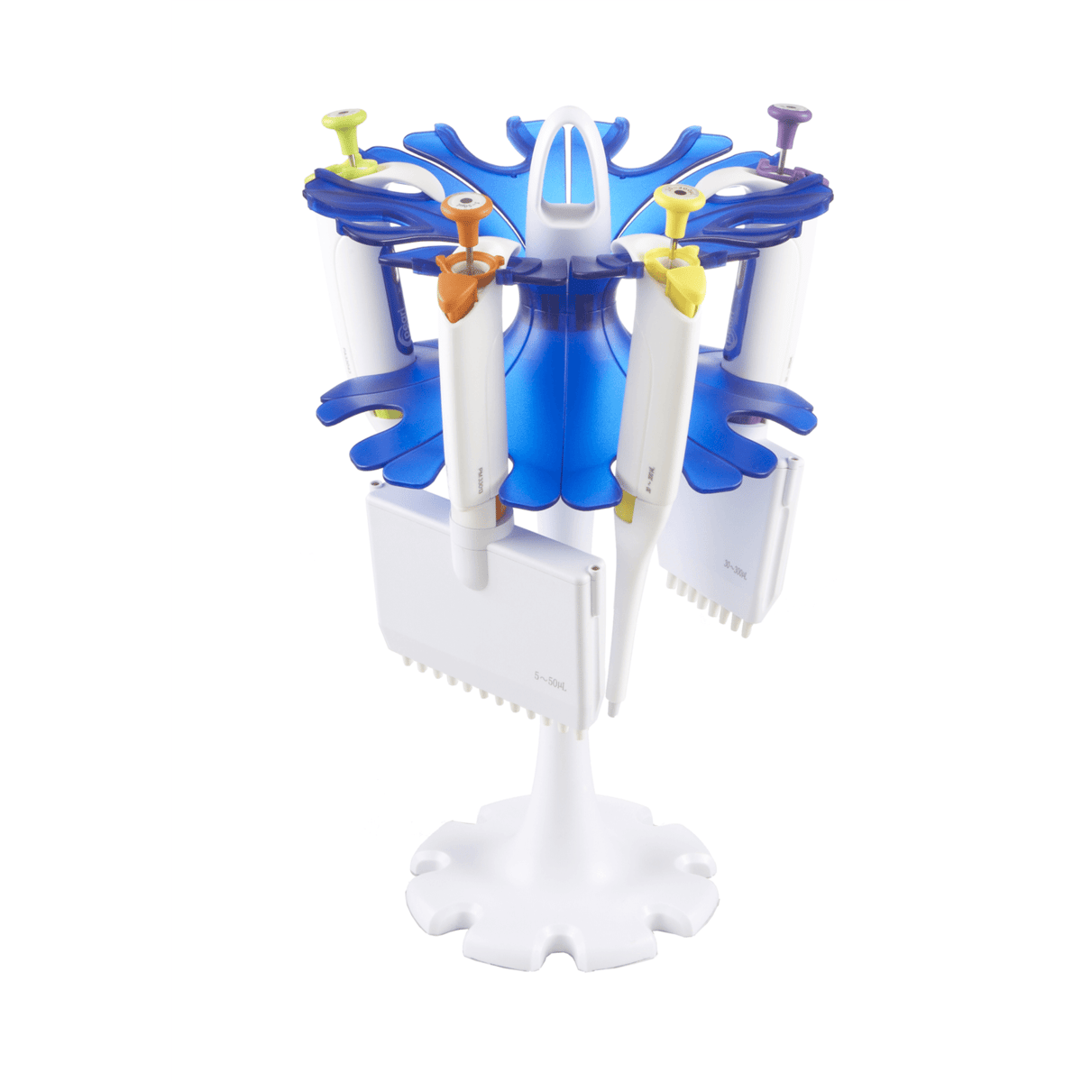 Universal Carousel Pipette Stand, Blue/Green
