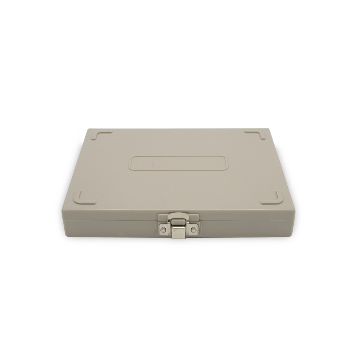 Premium Microscope Slide Box, 100-Place, Cork, Grey