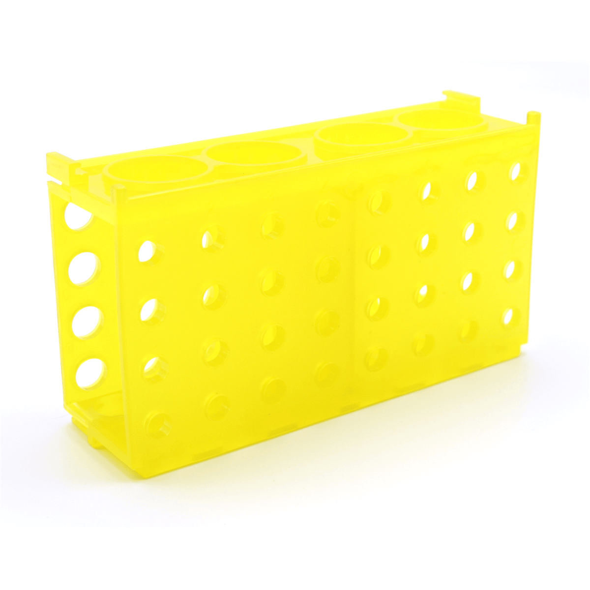 4-Way Tube Rack, Yellow, Pack of 5