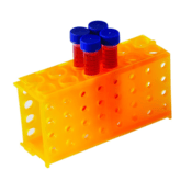 4-Way Tube Rack, Orange, Pack of 5