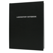 Laboratory Notebook, 100-pages, Lined, Black