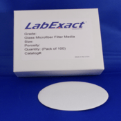 LabExact® Grade E Binderless Glass Fiber Filter, 47 mm, Pack of 100