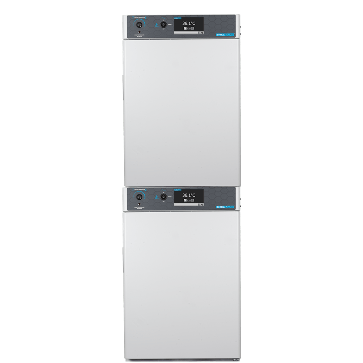 Shel Lab Smi12 Laboratory Incubator, Dual-Stacked 12 Cu Ft (6 Cu ft Per Chamber), SS Interior, 115V