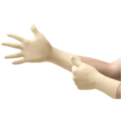 MicroFlex Ultra One Extended-Cuff Latex Gloves, Small, Box of 50