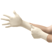 Diamond Grip Plus Latex Gloves Powder Free, Small, Box of 100