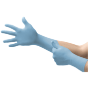Microflex INTEGRA Extended-Cuff Powder-Free Nitrile Gloves, Small, Box of 50