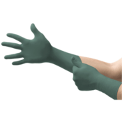 Microflex Dura Flock Flock-Lined Powder-Free Nitrile Gloves, Small, Box of 50