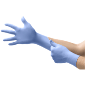Microflex FreeForm SE Powder-Free Ntrile Gloves, Small, Box of 100