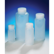 SP Bel-Art Precisionware Wide-Mouth Low-Density Polyethylene Bottles, 53mm Closure, 1000 mL, 6/Pk