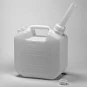 SP Bel-Art Polyethylene Jerrican, 5L, Screw Cap, 1" ID Spout