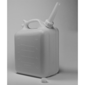 SP Bel-Art Polyethylene Jerrican, 10L, Screw Cap, 3/4" ID Spout