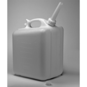 SP Bel-Art Polyethylene Jerrican, 20L, Screw Cap, 3/4" ID Spout