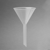 SP Bel-Art Polypropylene 32.8 mL Standard Stem Funnels, 12/Pk
