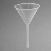 SP Bel-Art Polypropylene 91.8 mL Standard Stem Funnels, 6/Pk