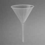 SP Bel-Art Polypropylene 209 mL Standard Stem Funnels, 4/Pk