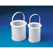SP Bel-Art Polyethylene Straining Basket, 4" OD, 3 3/8" ID, 5" Height