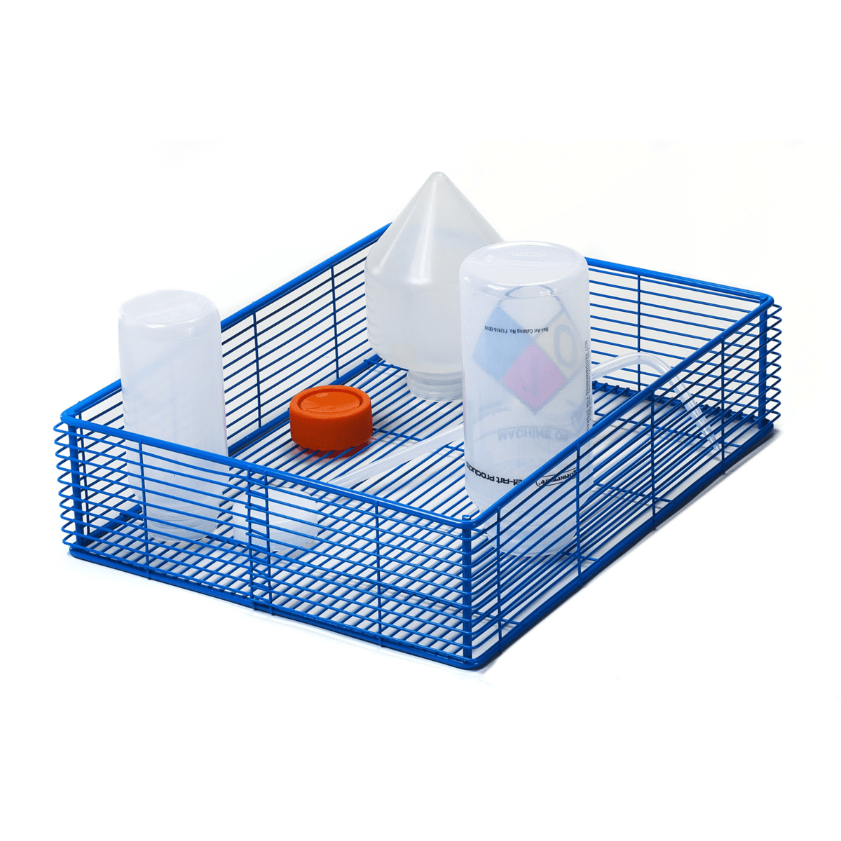 SP Bel-Art Poxygrid Steel Wire Basket, 14" x 11" x 3 1/2"