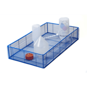 SP Bel-Art Poxygrid Steel Wire Basket, 20" x 11" x 3 1/2"