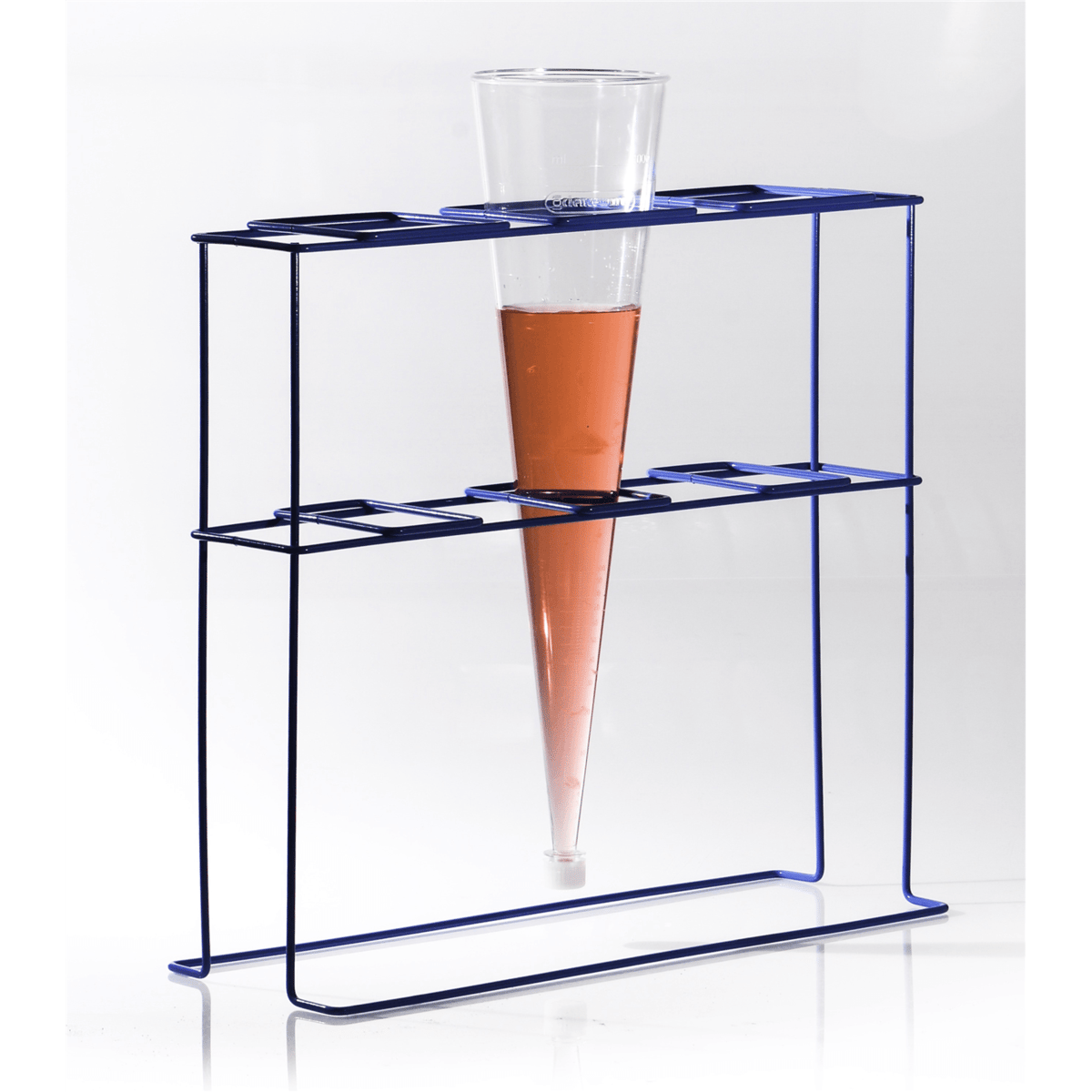 SP Bel-Art Poxygrid Imhoff Cone Rack, 3 Places, 17 1/2" x 6 3/4" x 16"