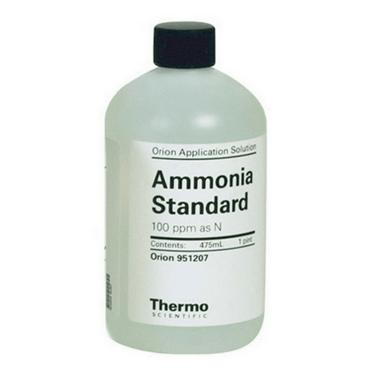 Thermo Scientific Orion ISE Calibration Standards, 100 ppm Ammonia Standard, 475 mL, 951207