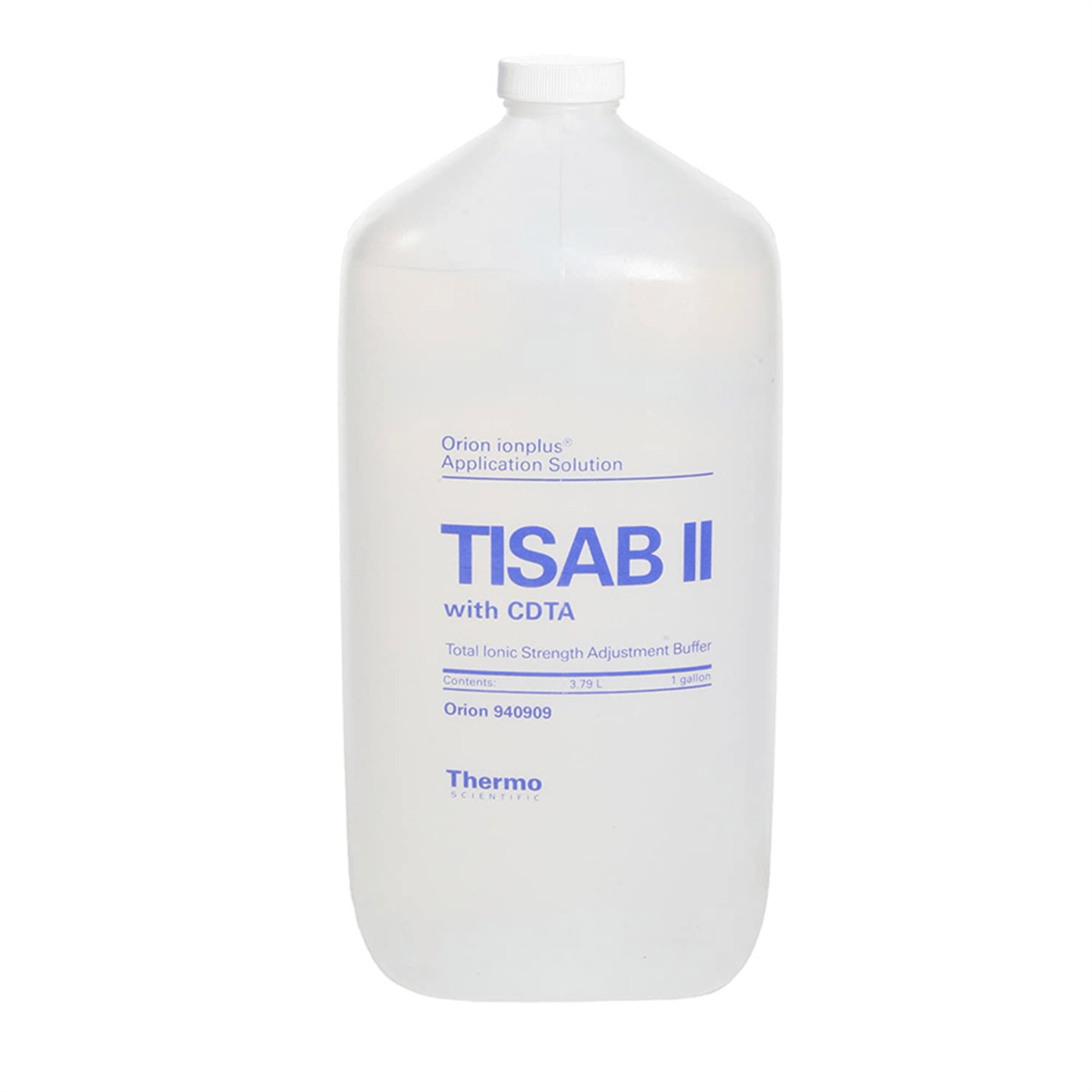 Thermo Scientific Orion ISE ISA and Special Reagents, TISAB II for Fluoride Electrode, 3.8 L, 940909