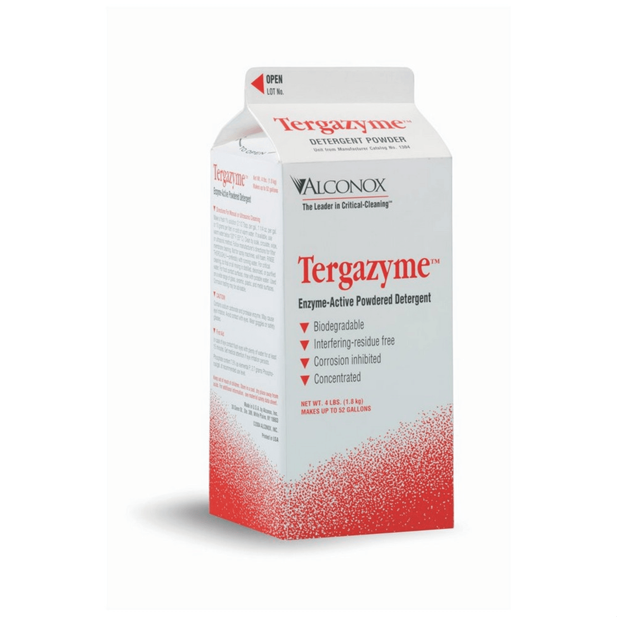 Alconox Tergaztme Enzyme Active Powdered Detergent, 4 lb