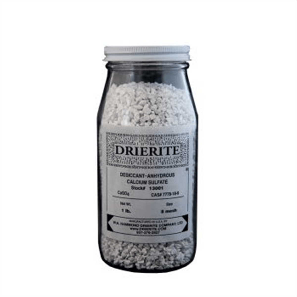 W.A. Hammond Regular Non-Indicating Drierite, 8 Mesh, 1 lb