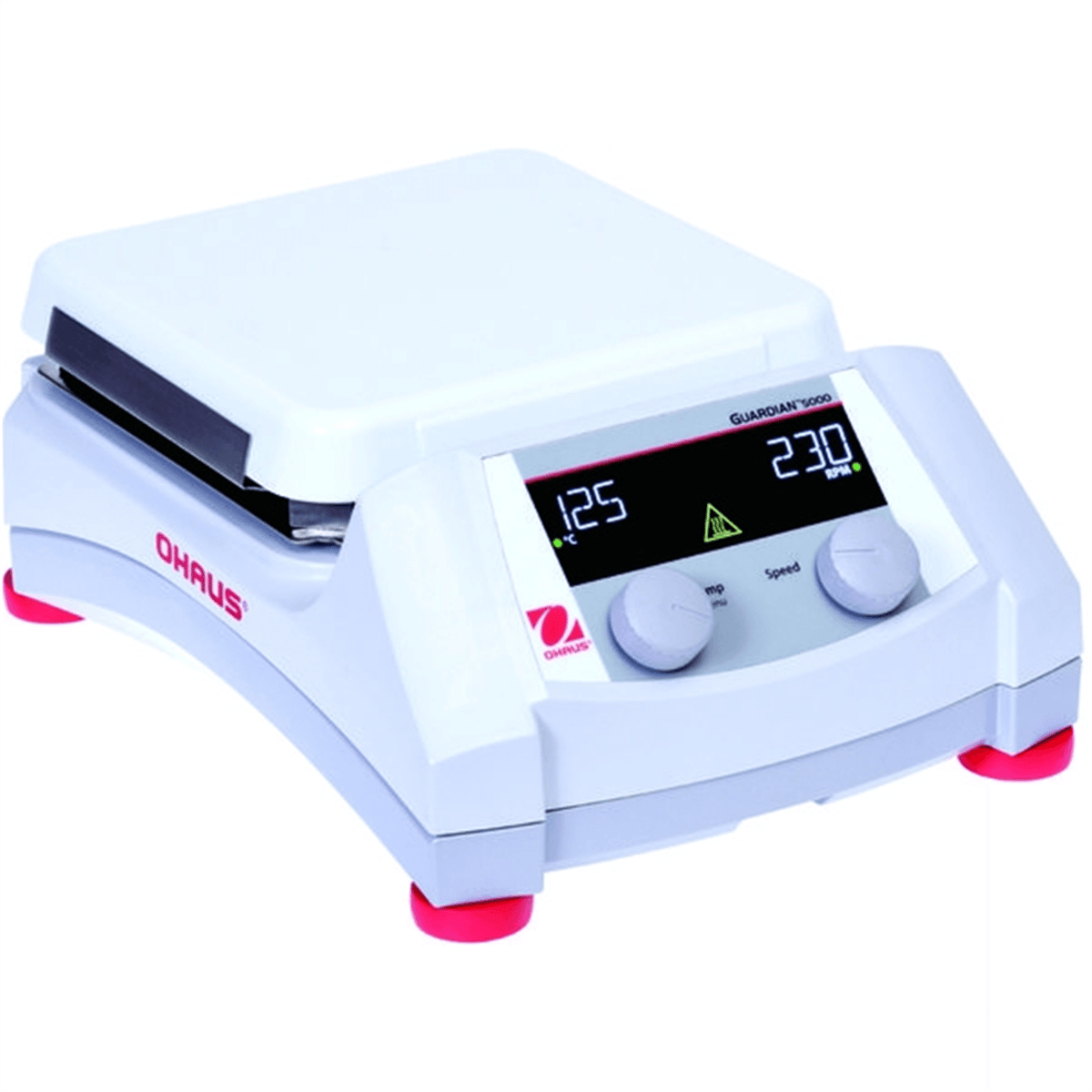 Ohaus Guardian 5000 Hotplate Stirrer, 10" x 10" Plate, 18 L Capacity, 30500550