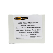 Core & Main MCE Filters, 0.45 Micron, Sterile, Gridded, 47mm Diameter, 200/Pack, 045SG-047-D