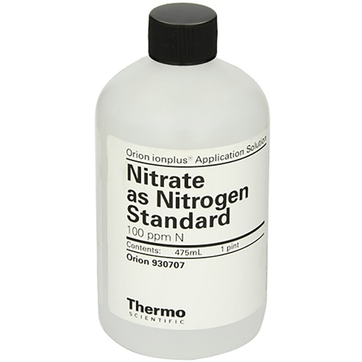 Thermo Scientific™ Orion™ ISE Calibration Standard, 100 ppm Nitrate Standard, 475 mL, 930707