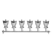 Whatman™ Filtration Manifold, 6-Place SS Manifold Multiple Vacuum Filtration Apparatus, 10498762