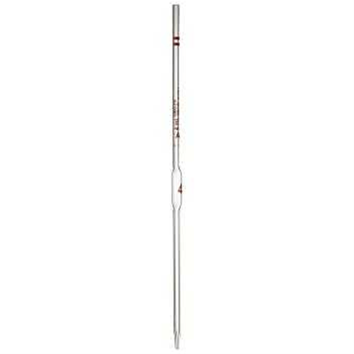 Kimble® Glass Volumetric Class A Pipets, Unserialized, 4 mL, 12/Pack, 37004-4