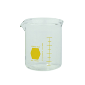 Kimble® KIMAX® Low Form Griffin “Colorware” Glass Beaker, Yellow, 250 mL, 12/Pack, 14000Y-250