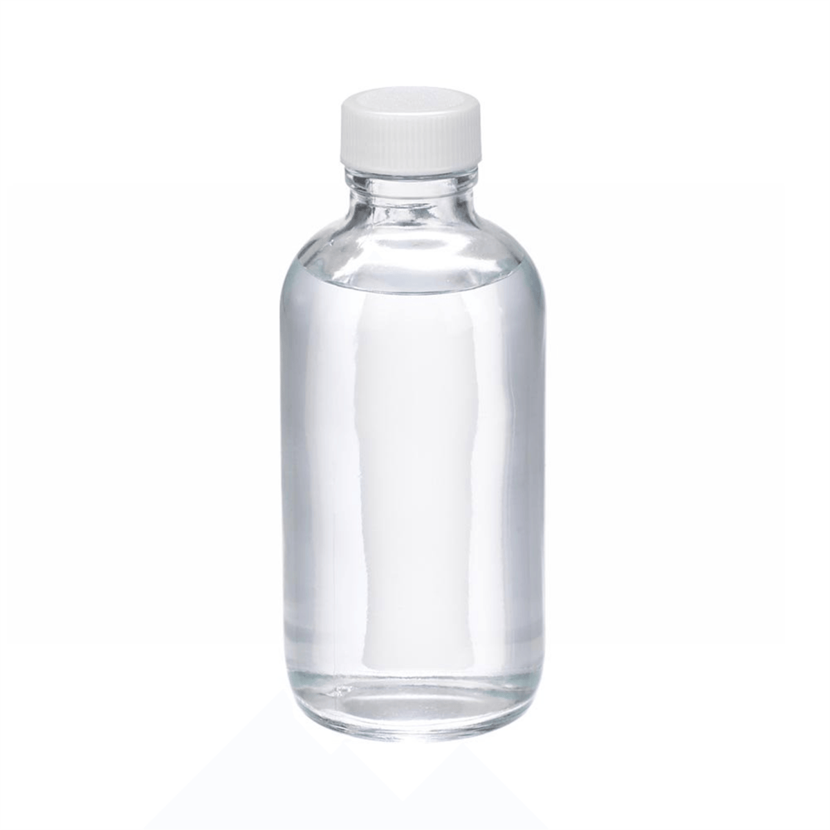 Wheaton® Clear Boston Round Glass Sample Bottle w/ Screw Cap, 125 mL, 24/Case, W216808