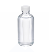 Wheaton® Clear Boston Round Glass Sample Bottle w/ Screw Cap, 125 mL, 24/Case, W216808