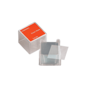 Corning® Square #2 Cover Glass, 25 mm x 25 mm, Pack of 100, 2855-25