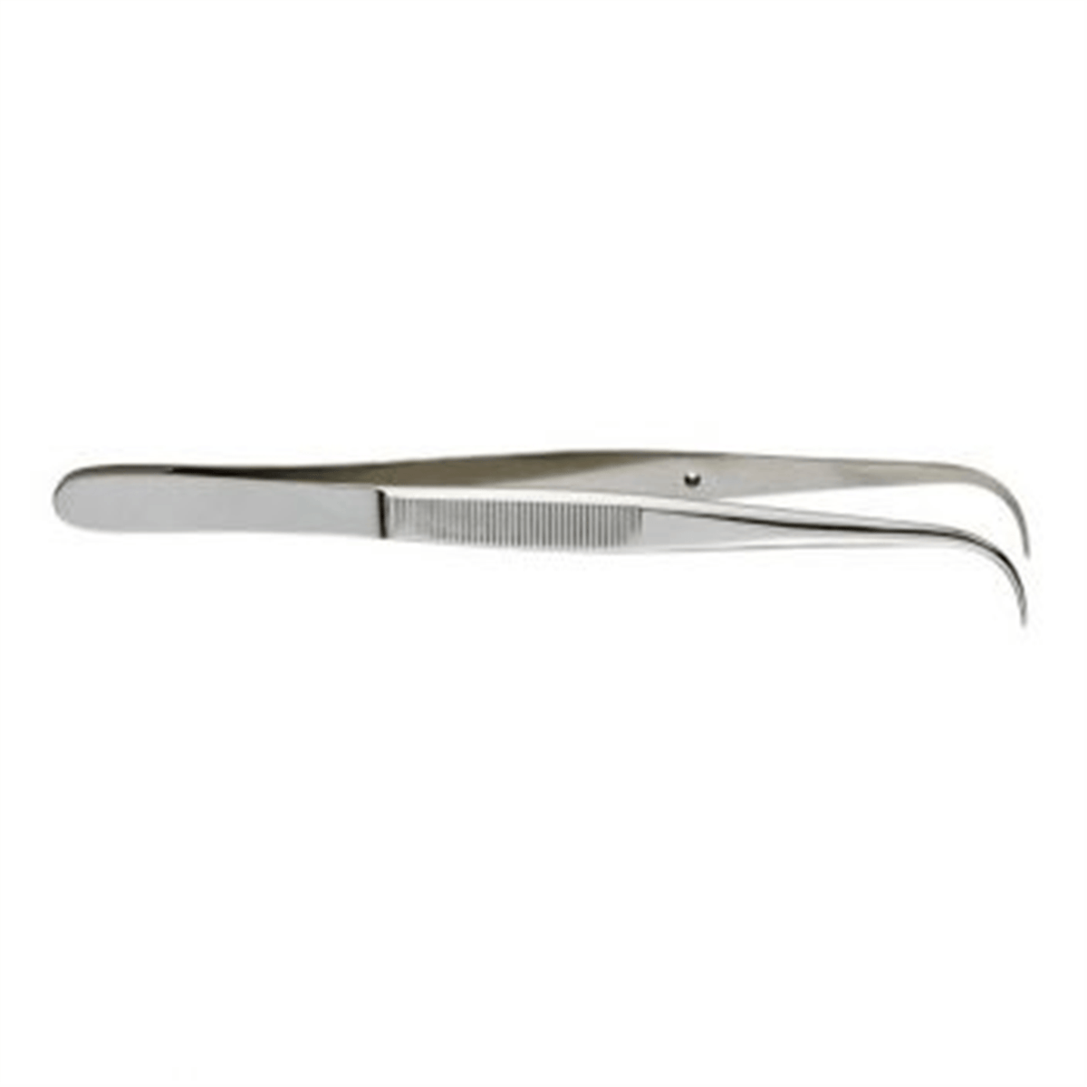 Walter Stern® Curved Forceps w/ Medium Fine Tip, SS, 152 mm, 300-011