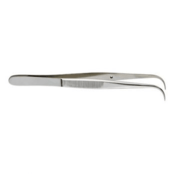 Walter Stern® Curved Forceps w/ Medium Fine Tip, SS, 152 mm, 300-011