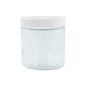 I-Chem™ Wide-Mouth Short-Profile Clear Glass Jar, Certified, 2000 mL, 320-2000