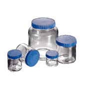 I-Chem™ Wide-Mouth Tall-Profile Clear Glass Jar, Processed, 1000 mL, 221-1000