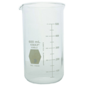 Kimble® KIMAX® Tall Form Berzelius Beaker, 600 mL, 6/Pack, 14030-600
