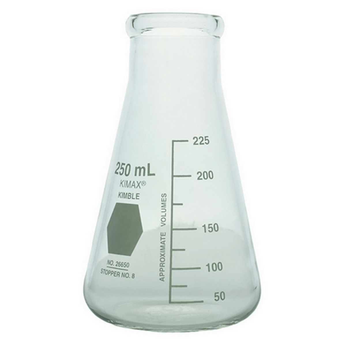 Kimax® Wide Mouth Erlenmeyer Flask, 250 mL, 26650-250