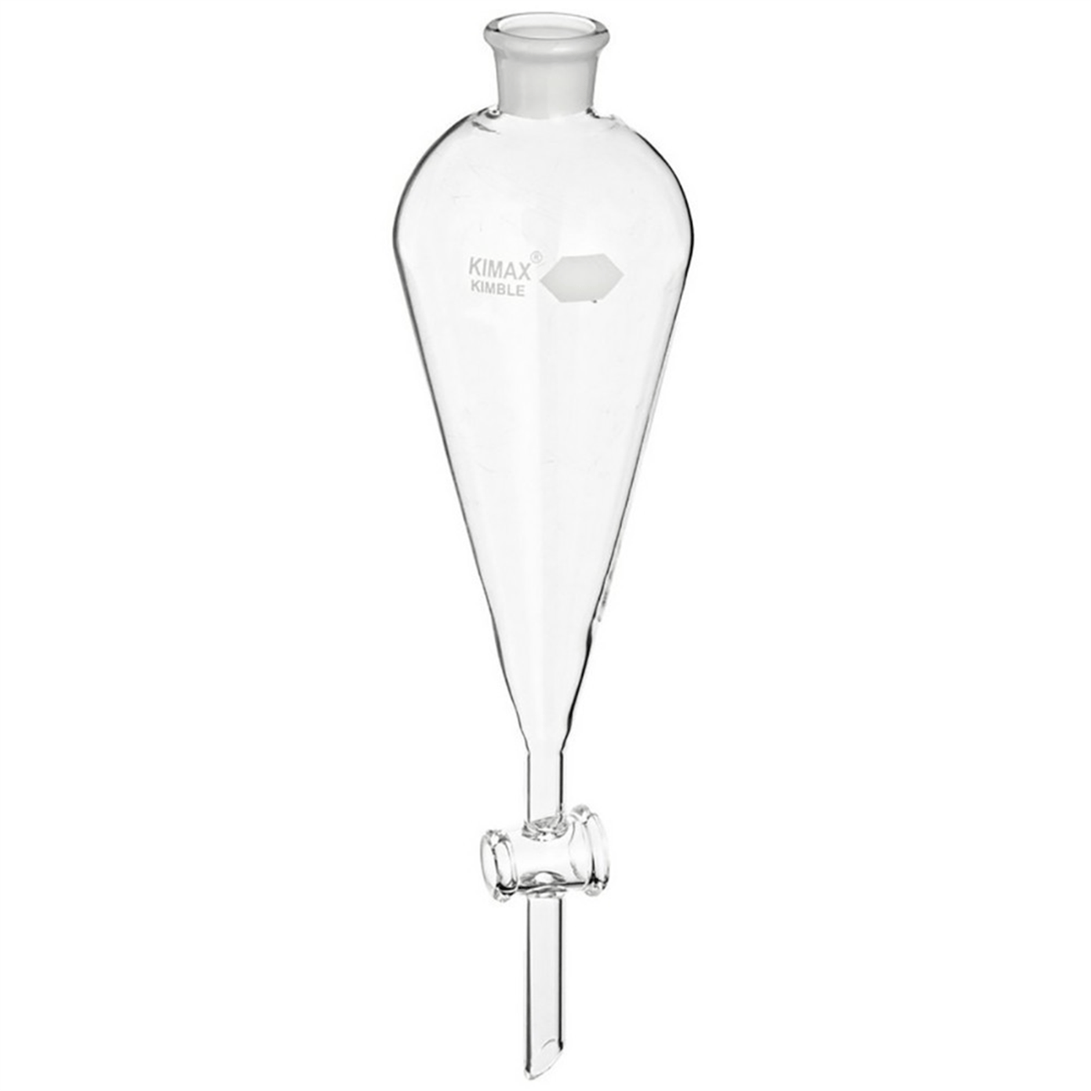 Kimax® Squibb Separatory Funnel w/ PTFE Stopcock, 250 mL, 29048F-250