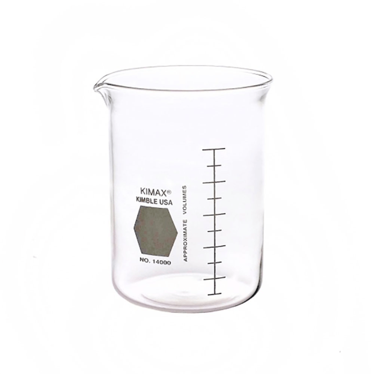 Kimble® KIMAX® Low Form Griffin Glass Beaker, 400 mL, 12/Pack, 14000-400
