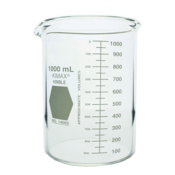 Kimble® KIMAX® Low Form Heavy Duty Beaker, 1000 mL, 6/Pack, 14005-1000