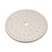 Kimble® Porecelain Plate for Desiccator w/ Plastic Top Knob, 250 mm, 31250-250