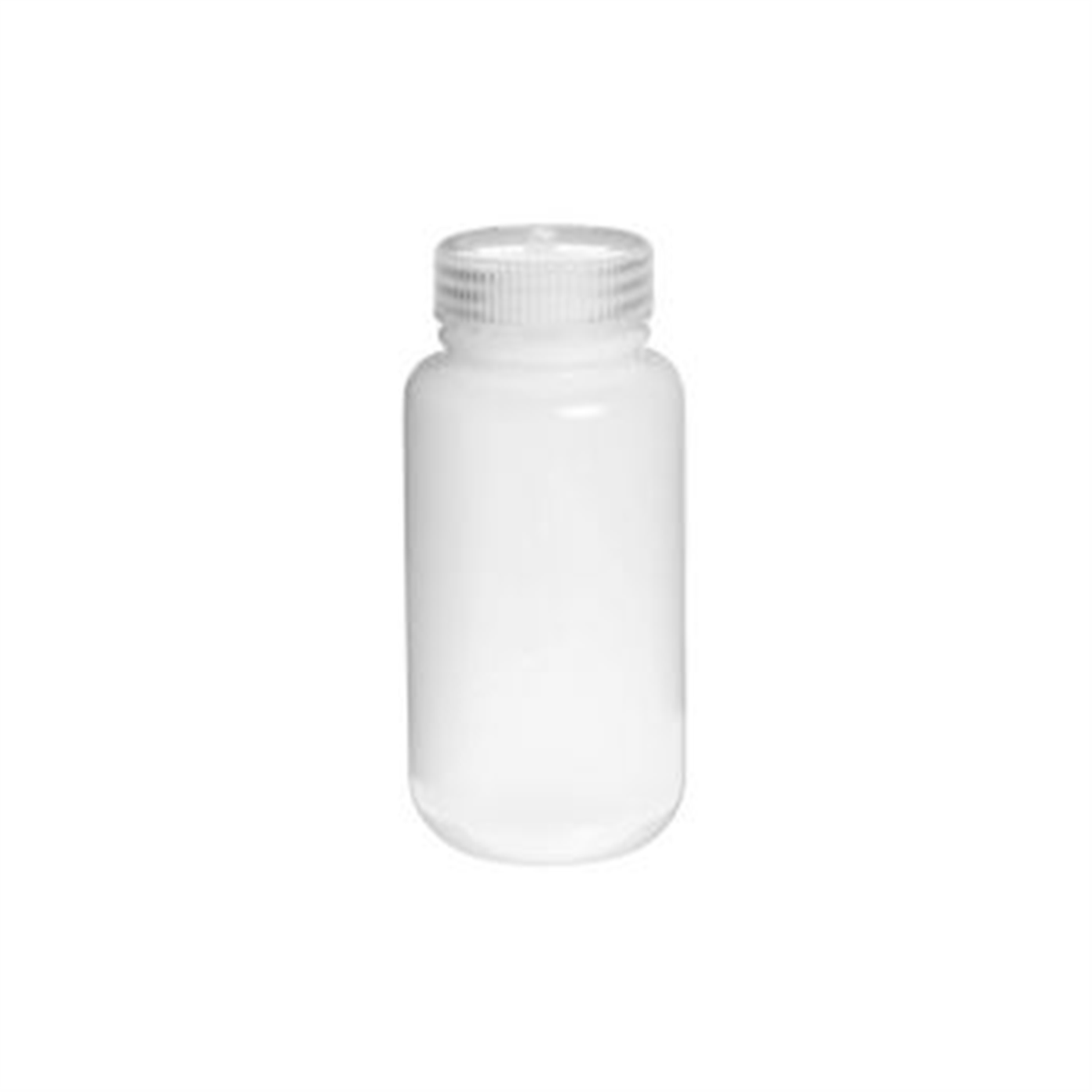 Nalgene™ Wide-Mouth HDPE Economy Bottle, 500 mL, 48/Case, 2189-0016